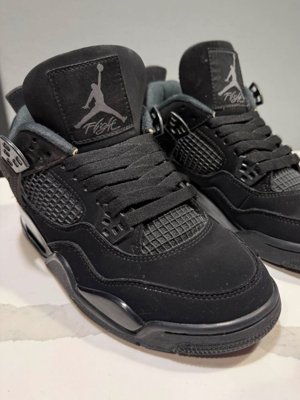 Air Jordan 4 Retro GS Black Cat Size 5Y Sneakers Shoes
